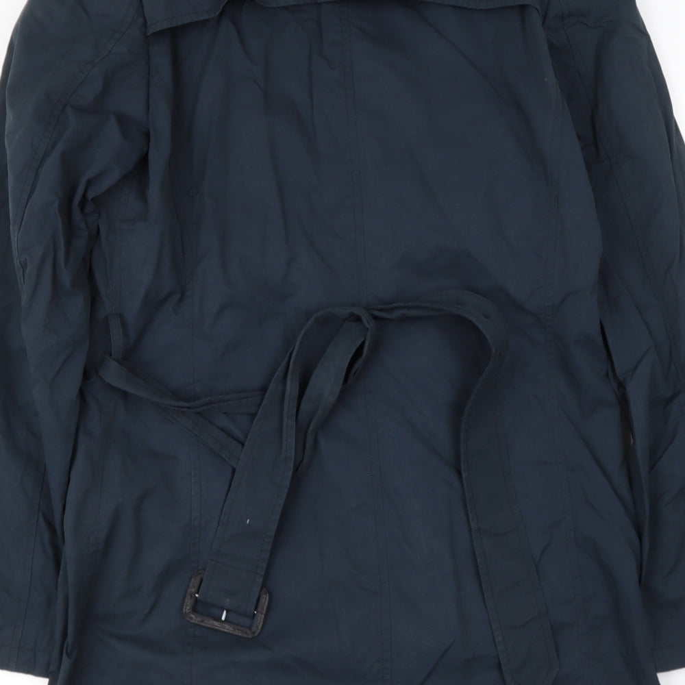 Preworn Womens Black   Rain Coat Coat Size M