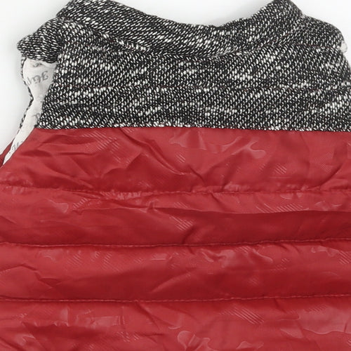 Hippul Boys Red   Gilet Waistcoat Size 3 Years  Snap