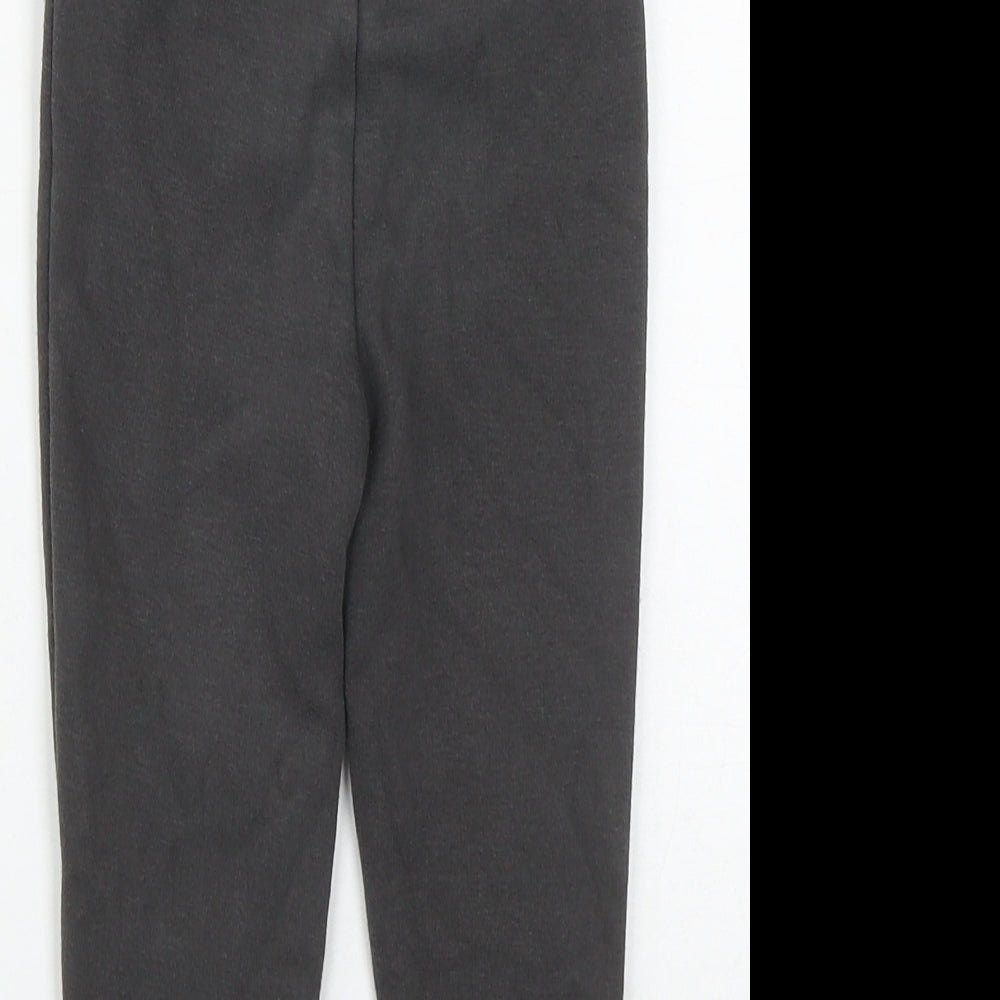 Primark Girls Grey  Polyester Jogger Trousers Size 2-3 Years  Regular  - Heart Print