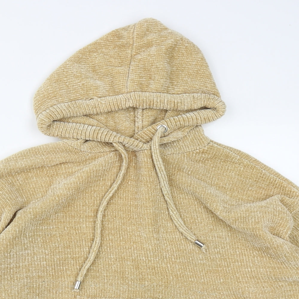 Primark Womens Brown  Polyester Pullover Hoodie Size L  Drawstring