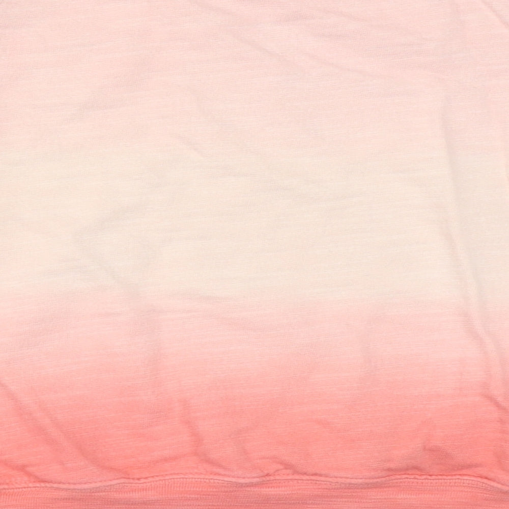 Marks and Spencer Womens Pink  Cotton Pullover Sweatshirt Size 16