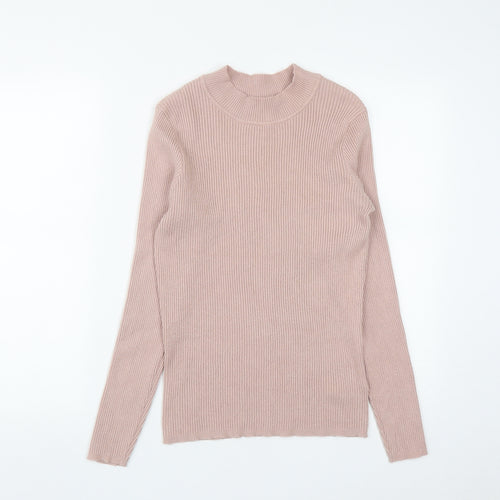 Primark Womens Brown Round Neck  Viscose Pullover Jumper Size XL