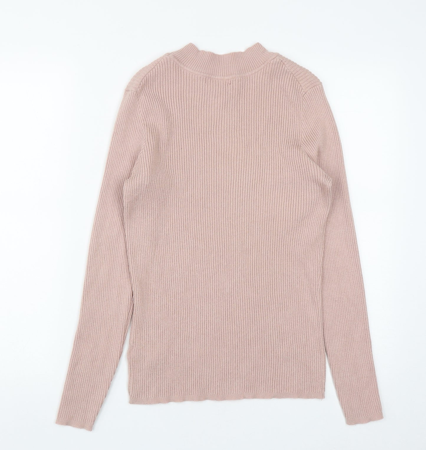 Primark Womens Brown Round Neck  Viscose Pullover Jumper Size XL