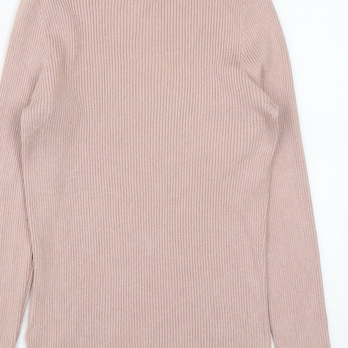 Primark Womens Brown Round Neck  Viscose Pullover Jumper Size XL