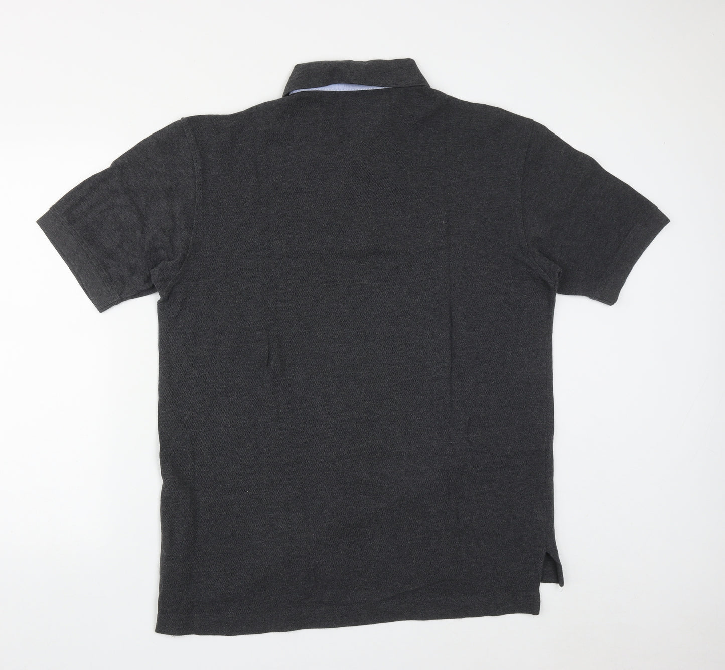 Tommy Hilfiger Mens Grey  Cotton  Polo Size XL Collared Button