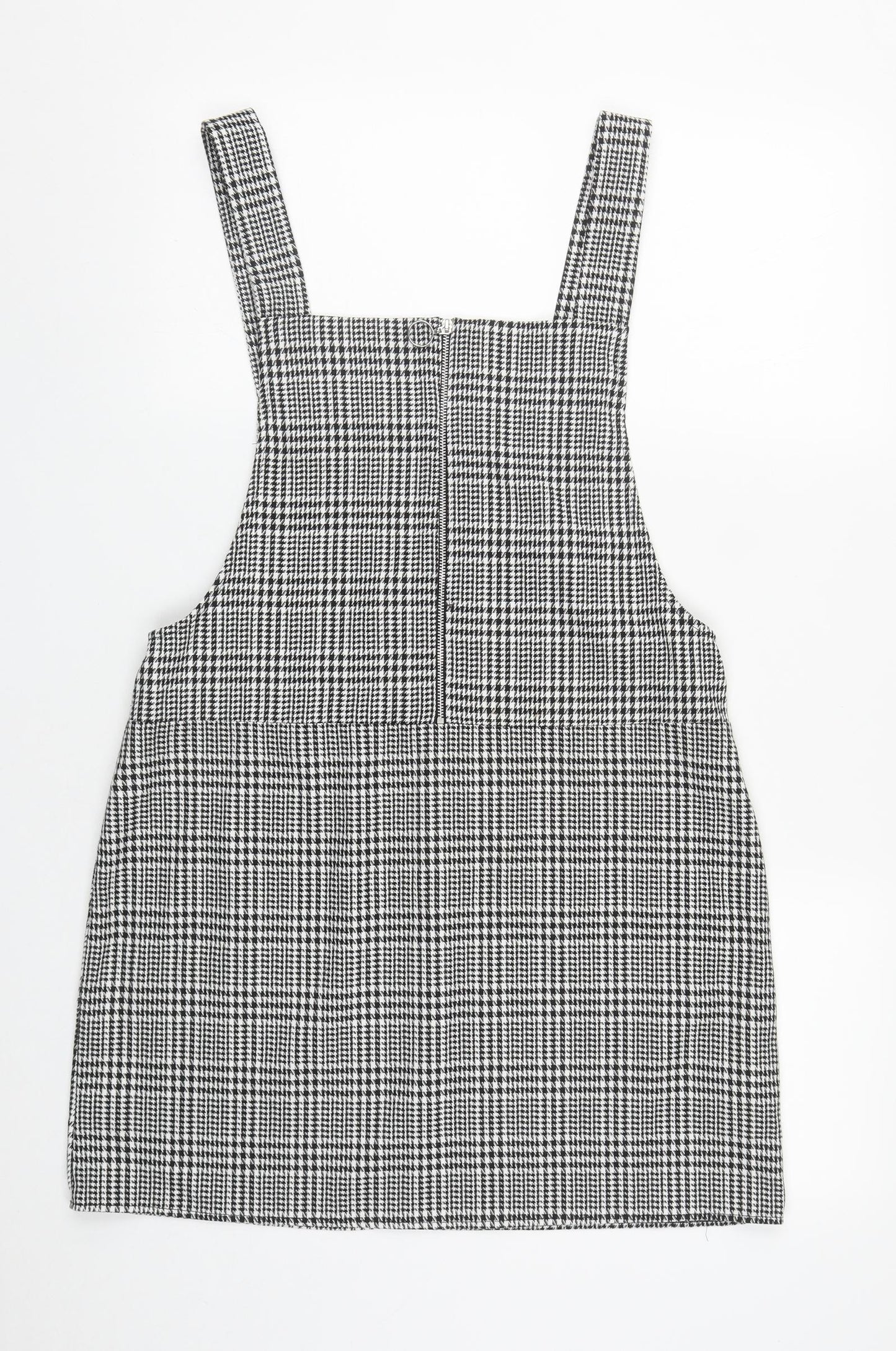 Atmosphere Womens Multicoloured Plaid Polyester Pinafore/Dungaree Dress  Size 14  Square Neck Zip