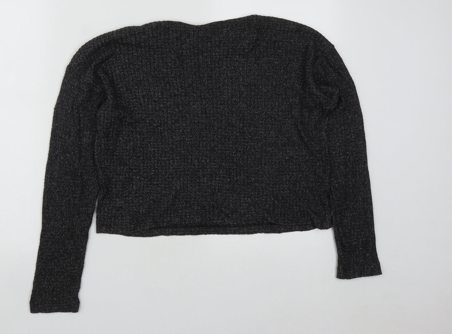 Old Navy Womens Grey Round Neck  Viscose Pullover Jumper Size XS