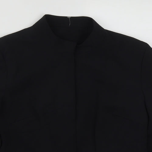 Preworn Womens Black   Jacket Blazer Size 10  Zip