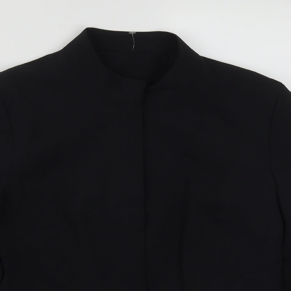 Preworn Womens Black   Jacket Blazer Size 10  Zip