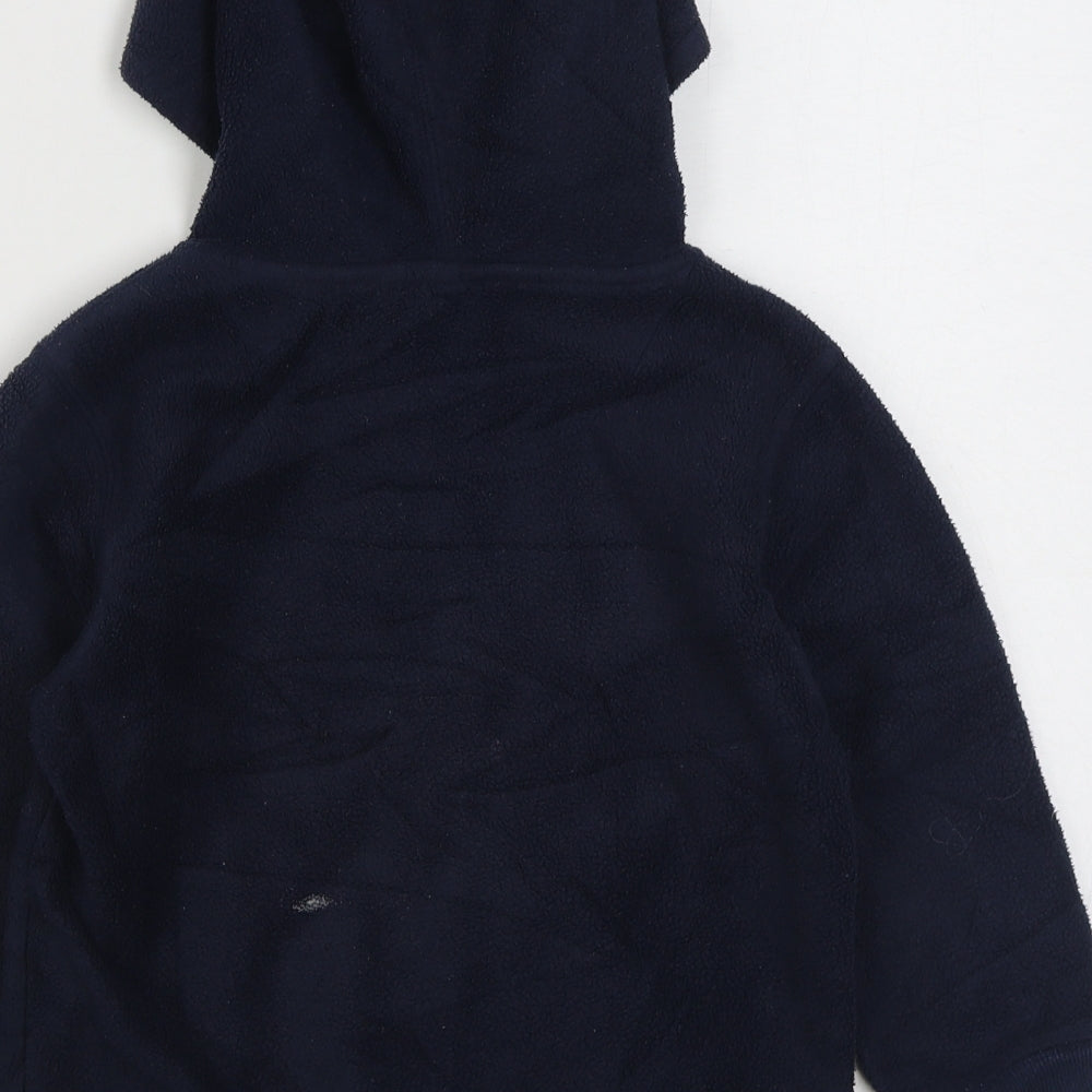 Gap Boys Blue  Cotton Pullover Hoodie Size 5 Years  Pullover