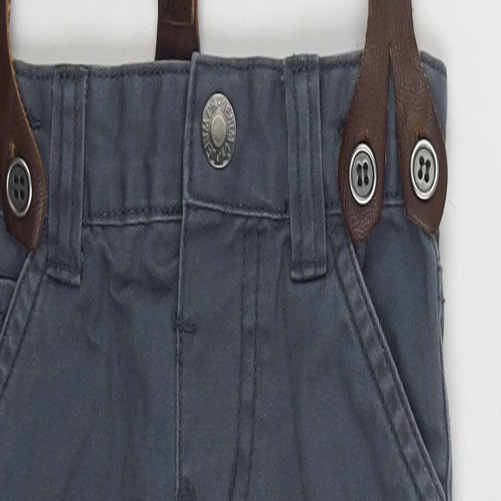 Denim & Co. Boys Grey  100% Cotton Straight Jeans Size 2-3 Years  Regular Button