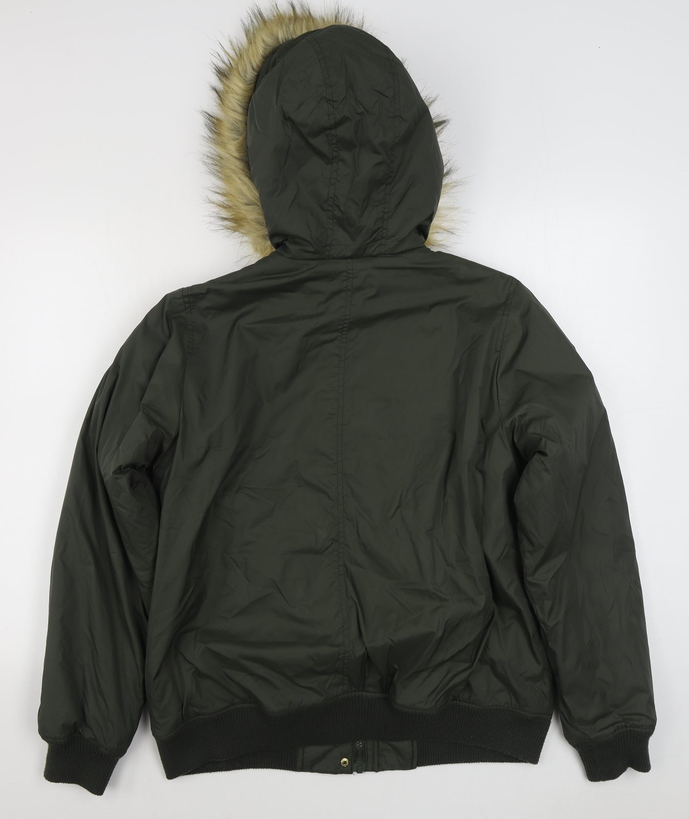 Dorothy Perkins Womens Green   Parka Coat Size 16  Zip