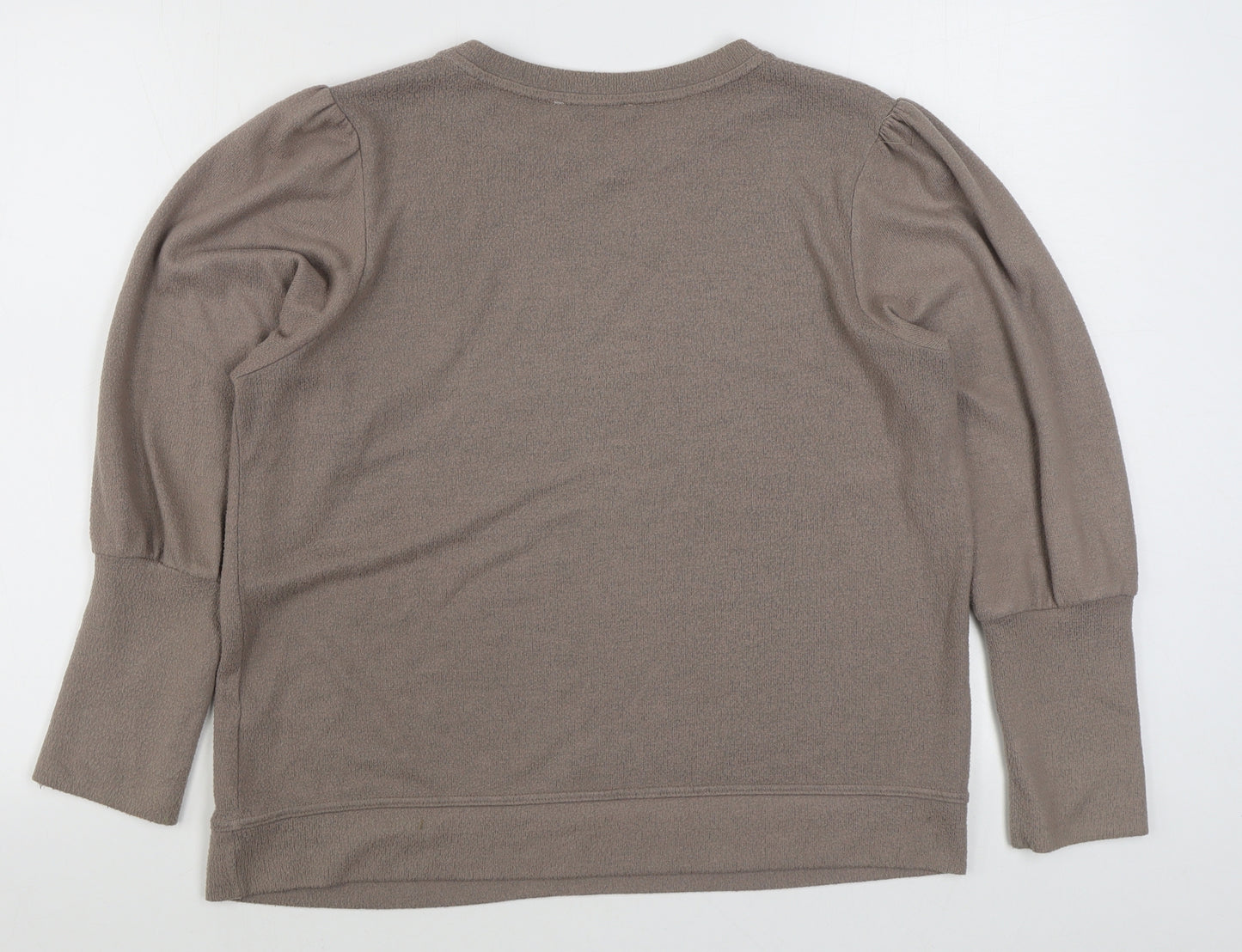George Womens Brown  Viscose Pullover Sweatshirt Size L  Pullover