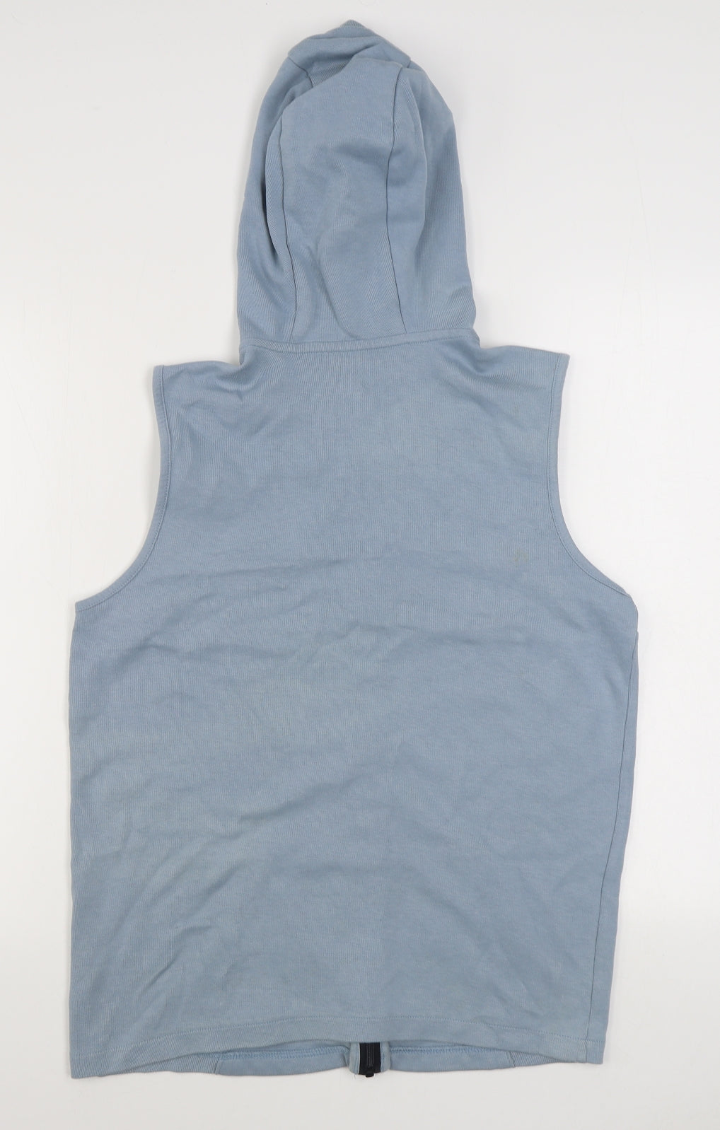 F&F Boys Blue  Cotton Full Zip Hoodie Size 13-14 Years  Zip - Sleeveless