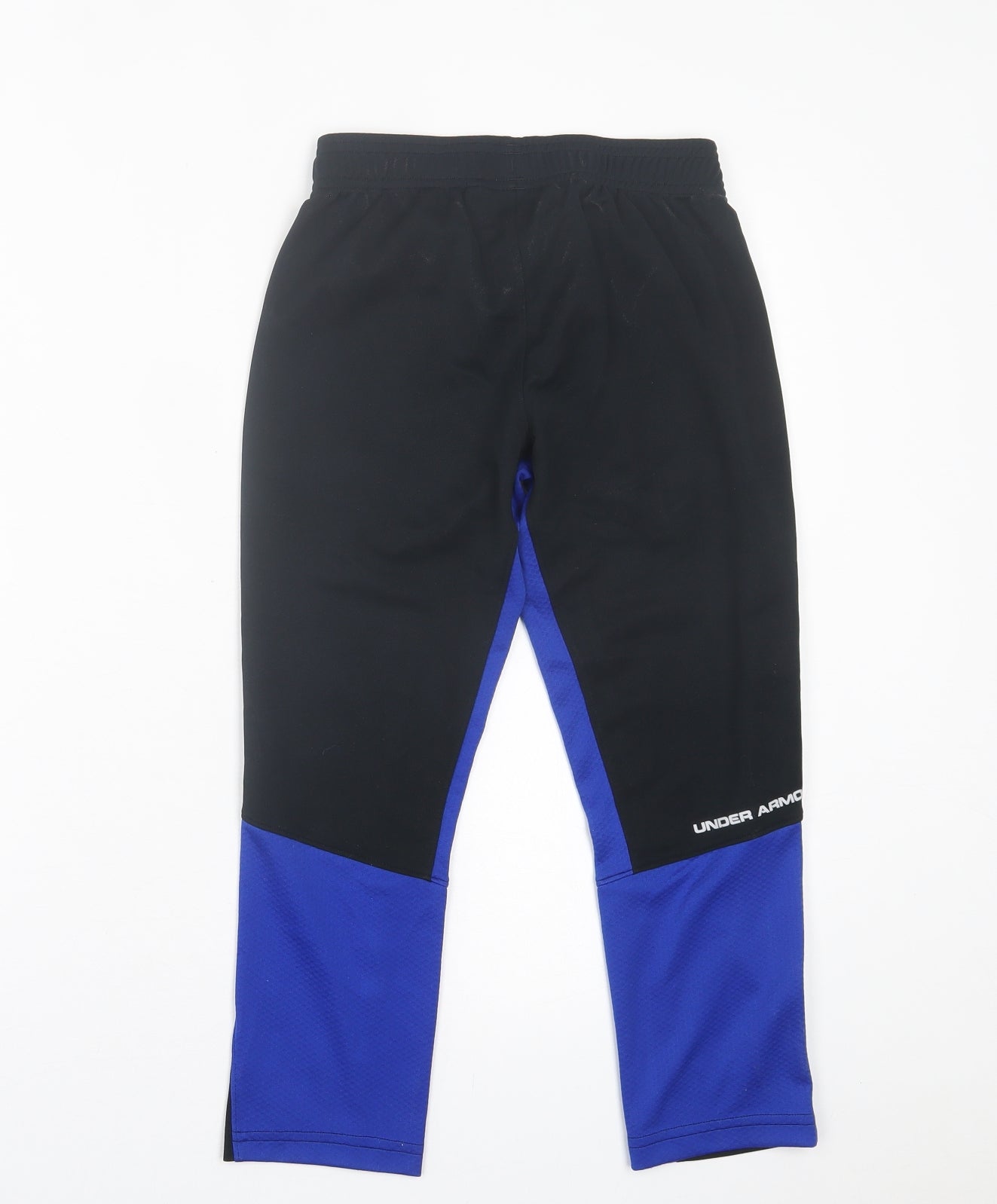 Under armour Boys Blue  Polyester Jogger Trousers Size 8-9 Years  Regular Tie