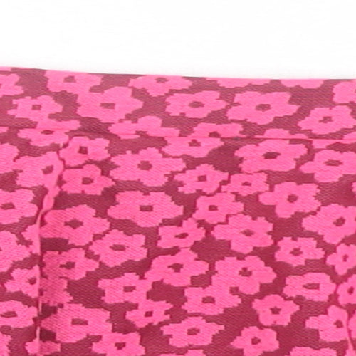 Matalan Girls Pink Floral Polyester A-Line Skirt Size 5 Years  Regular Pull On