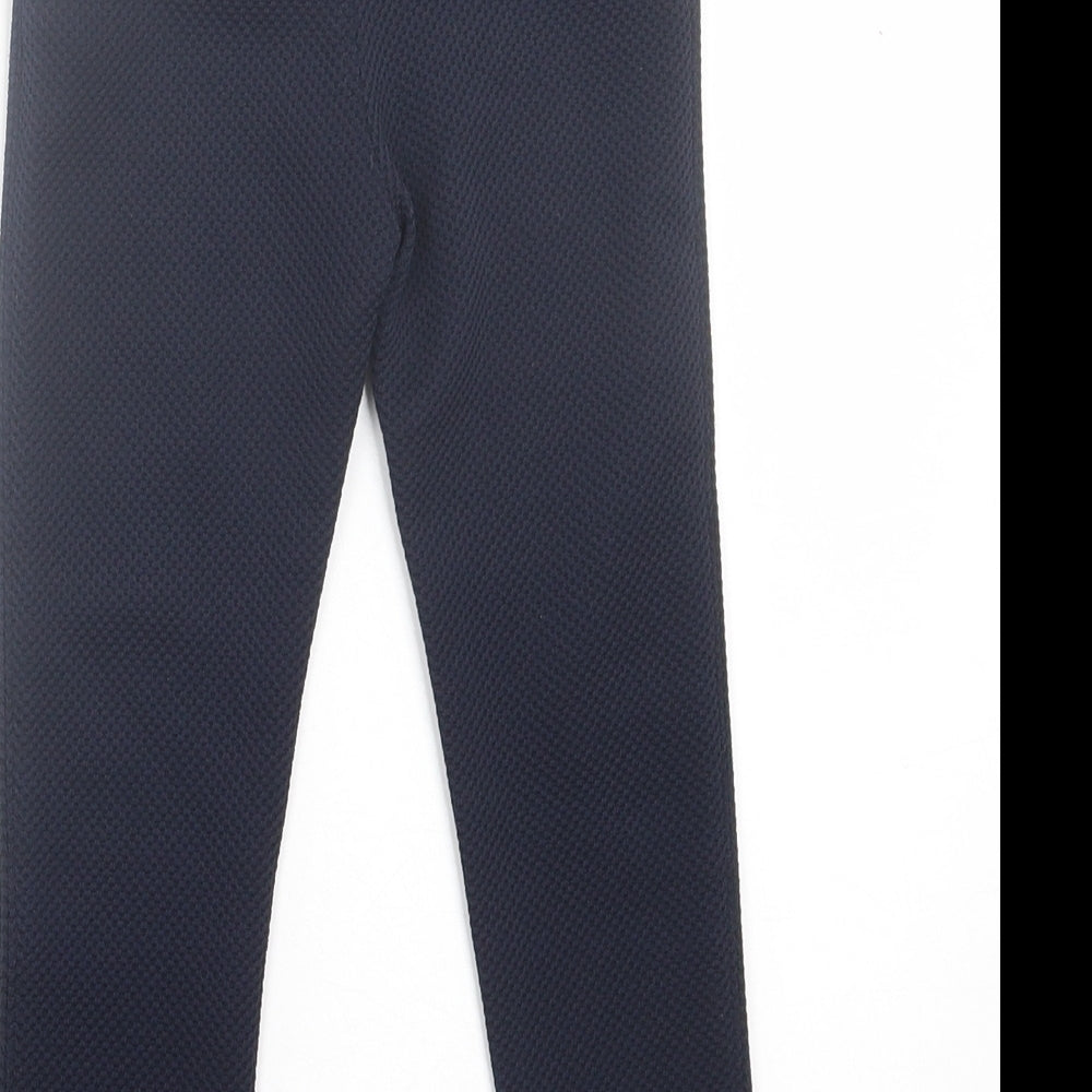 Jasper Conran Girls Blue  Polyester Capri Trousers Size 4-5 Years  Regular Pullover