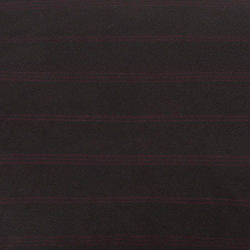 Blue Harbour Mens Brown V-Neck Striped Acrylic Pullover Jumper Size 2XL