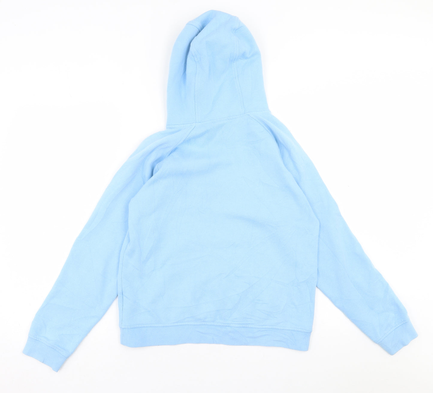 Helly Hansen Girls Blue  Cotton Pullover Hoodie Size 14 Years  Pullover