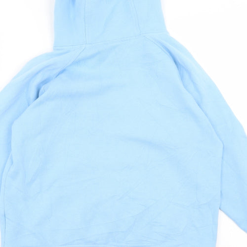 Helly Hansen Girls Blue  Cotton Pullover Hoodie Size 14 Years  Pullover
