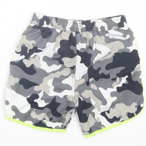 pep&co Boys Grey Camouflage Polyester Sweat Shorts Size 10-11 Years  Regular Tie
