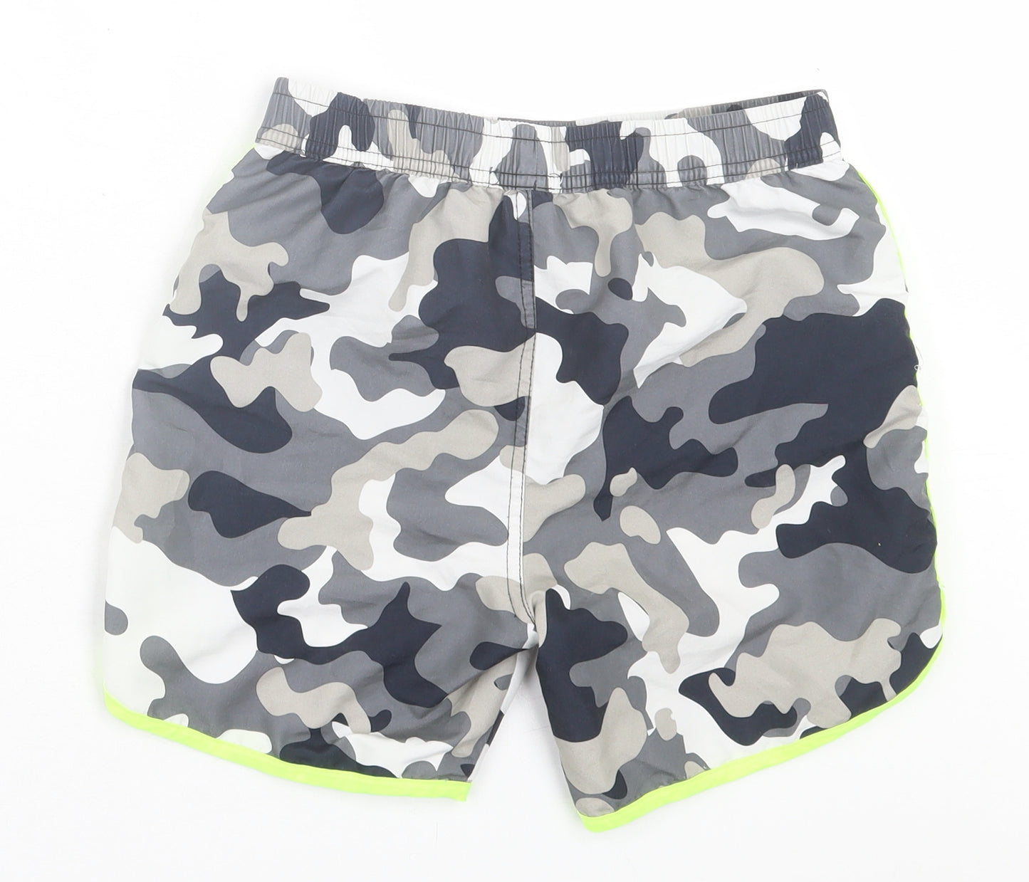 pep&co Boys Grey Camouflage Polyester Sweat Shorts Size 10-11 Years  Regular Tie