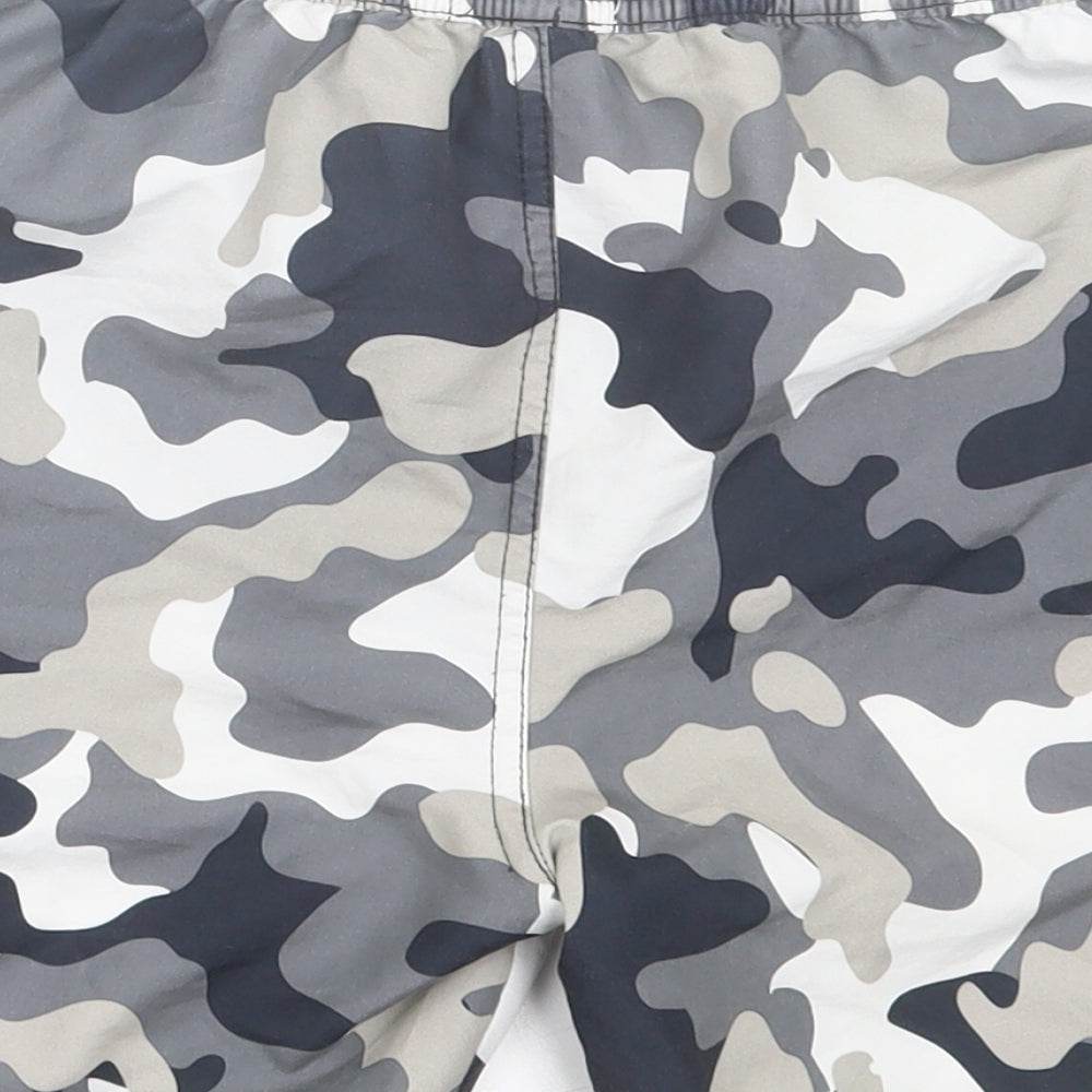 pep&co Boys Grey Camouflage Polyester Sweat Shorts Size 10-11 Years  Regular Tie