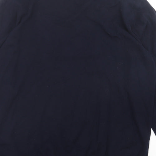 NEXT Mens Blue  Cotton  Polo Size 2XL Collared Button