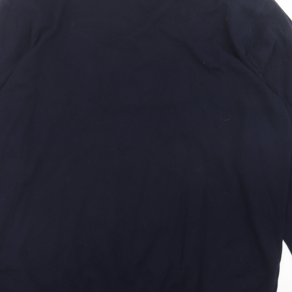NEXT Mens Blue  Cotton  Polo Size 2XL Collared Button