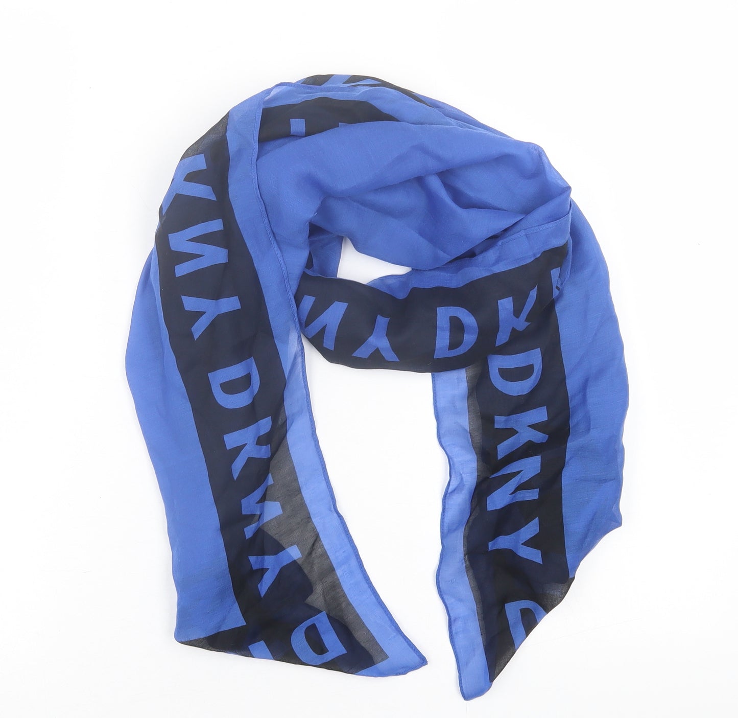 DKNY Womens Blue  Polyester  Scarf