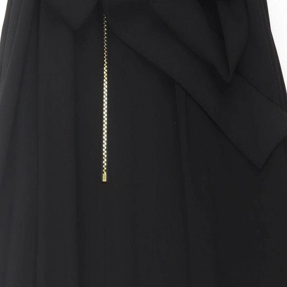 Calvin Klein Womens Black  Polyester Jumpsuit One-Piece Size 12  Zip