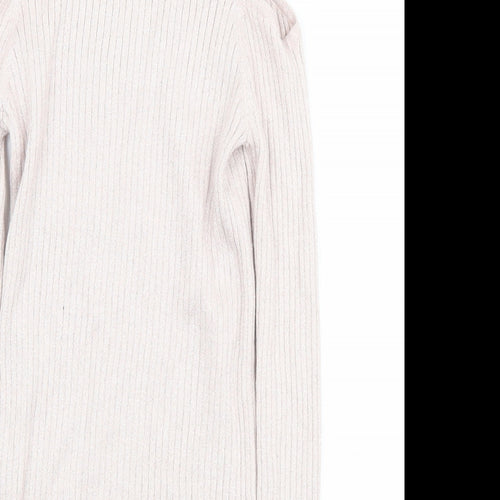 Atmosphere Womens Pink Mock Neck  Viscose Pullover Jumper Size 8