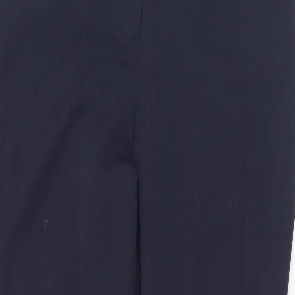 Arcadia Womens Blue  Polyester Trousers  Size 16 L29 in Regular Button