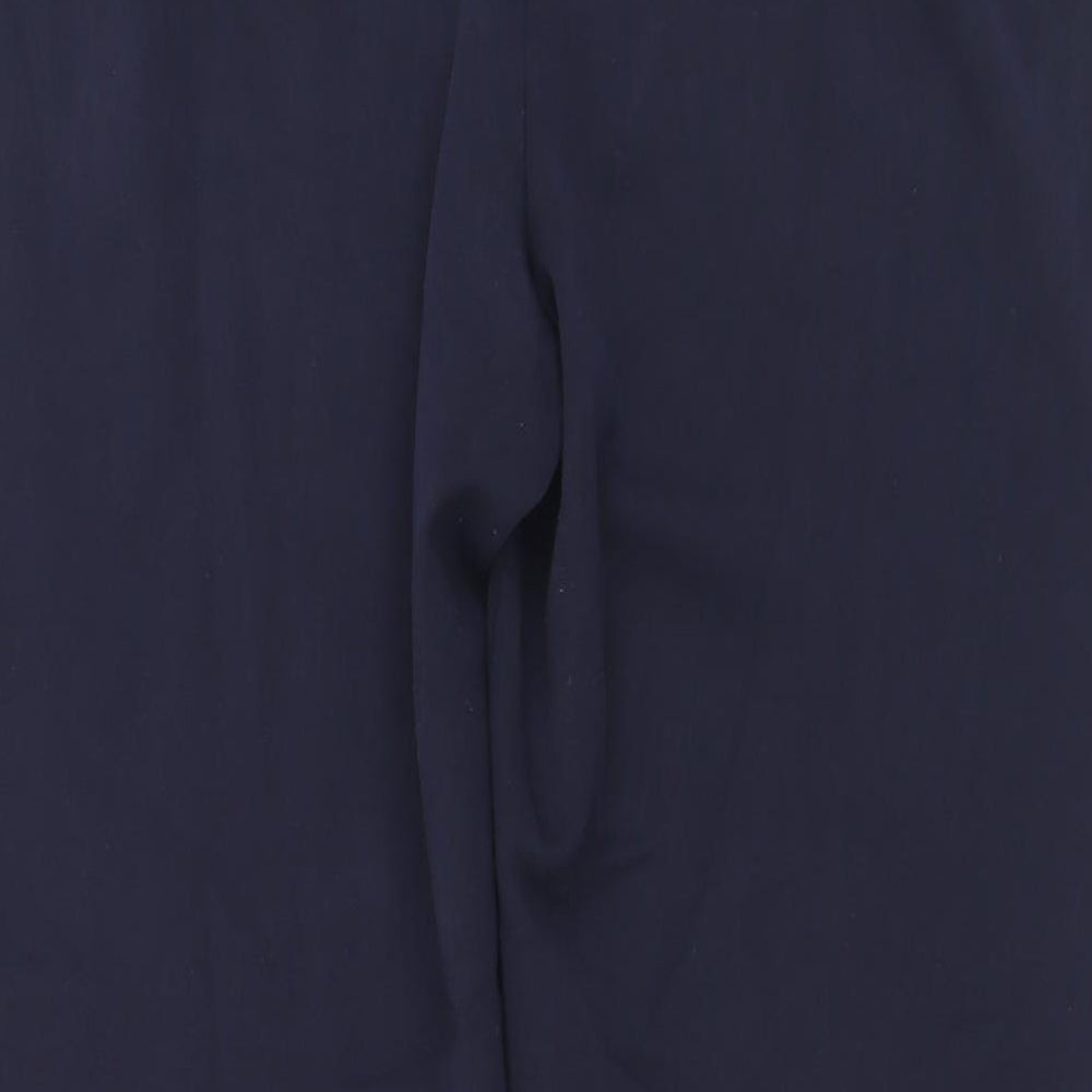 Arcadia Womens Blue  Polyester Trousers  Size 16 L29 in Regular Button