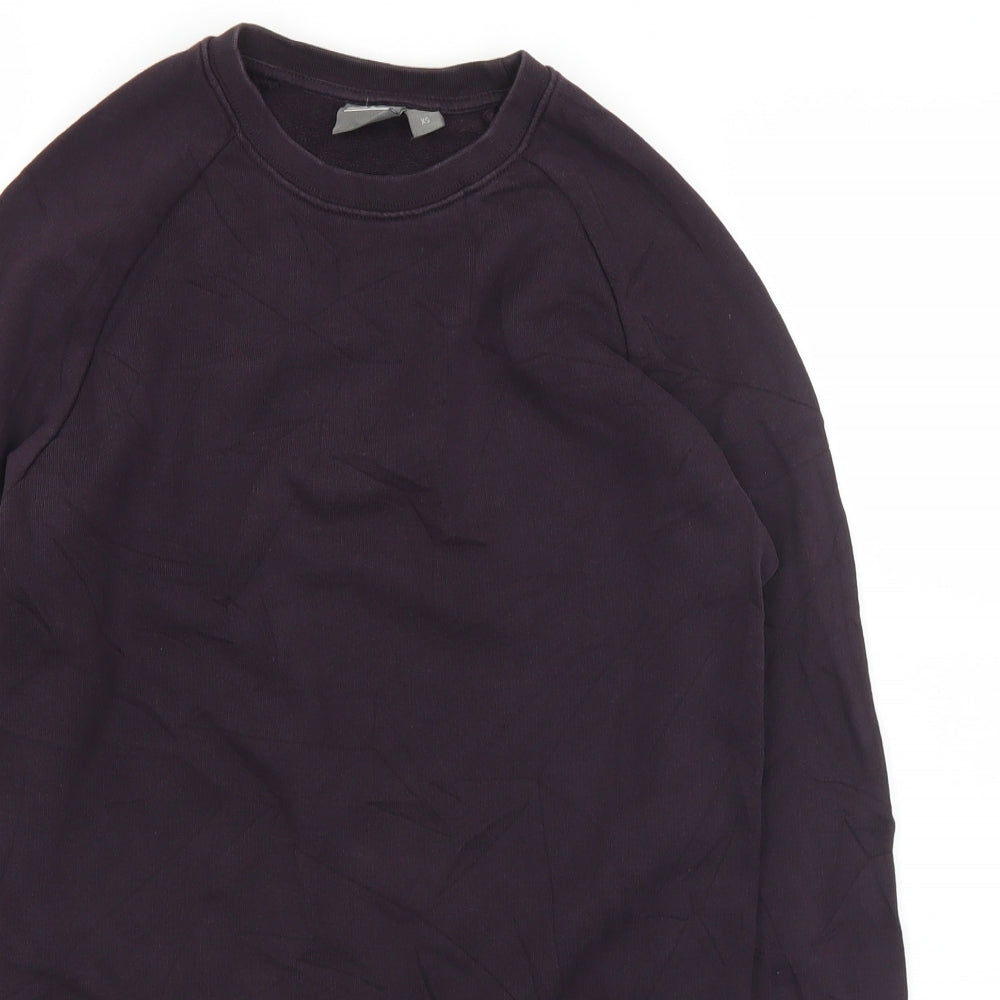 ASOS Mens Black  Cotton Pullover Sweatshirt Size XS