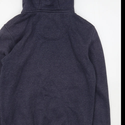 SoulCal&Co Mens Blue  Cotton Full Zip Hoodie Size M