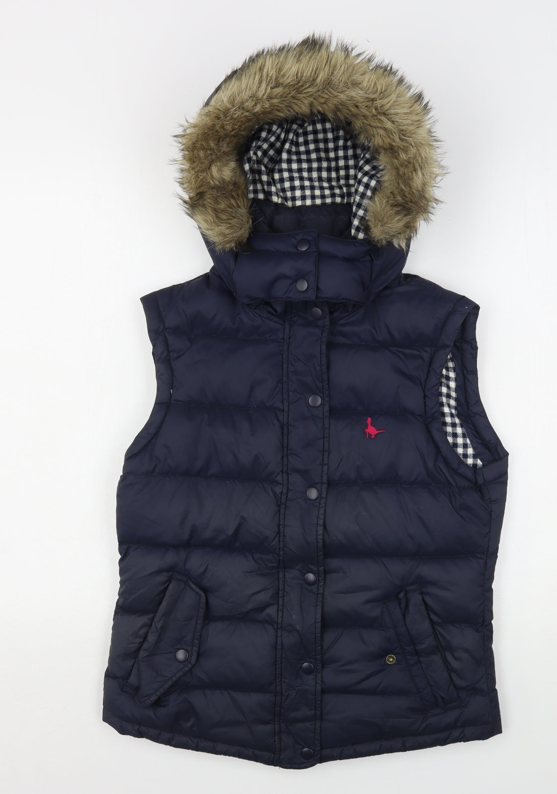 Jack Wills Womens Blue   Gilet Coat Size 10
