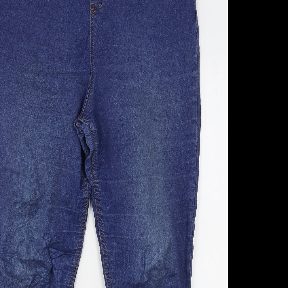 F&F Womens Blue  Cotton Jegging Jeans Size 18 L28 in Regular