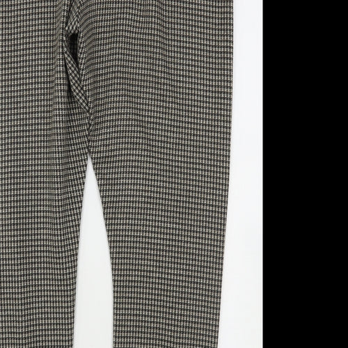 TU Womens Multicoloured Houndstooth Polyester Capri Leggings Size 18 L29 in