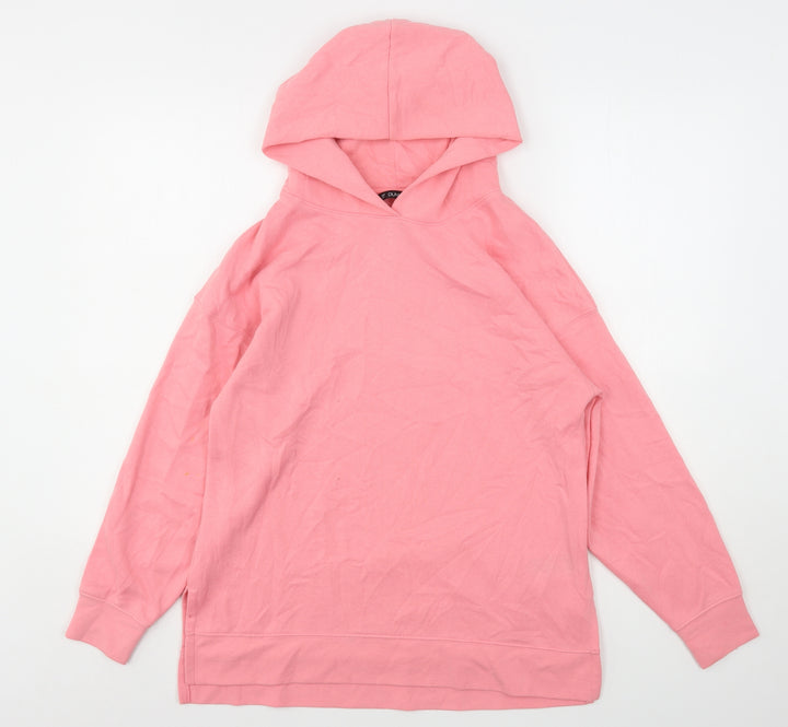 Dunnes Stores Womens Pink  Polyester Pullover Hoodie Size XS