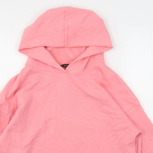 Dunnes Stores Womens Pink  Polyester Pullover Hoodie Size XS