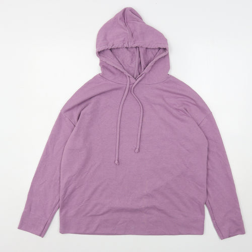 George Womens Pink  Polyester Pullover Hoodie Size 14
