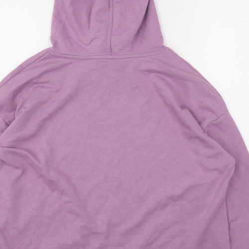 George Womens Pink  Polyester Pullover Hoodie Size 14