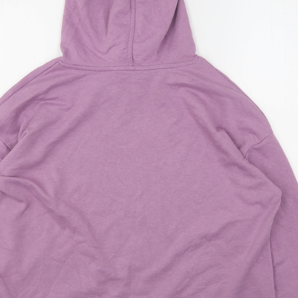 George Womens Pink  Polyester Pullover Hoodie Size 14