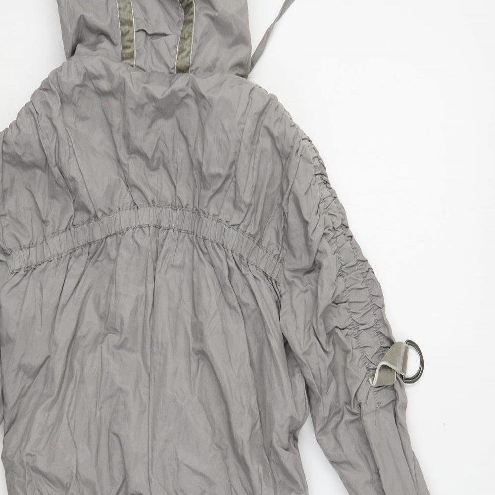 A Style Womens Grey   Parka Coat Size 6