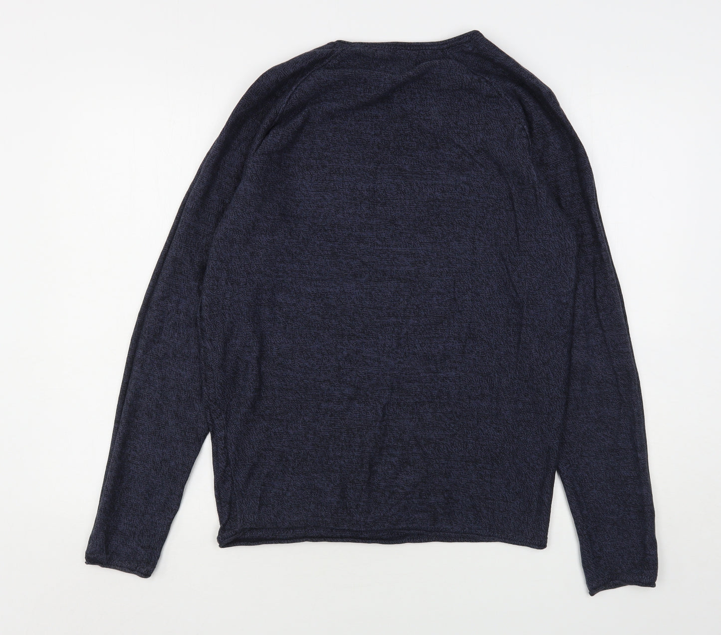 Cedar Wood State Womens Blue  Cotton Pullover Sweatshirt Size M