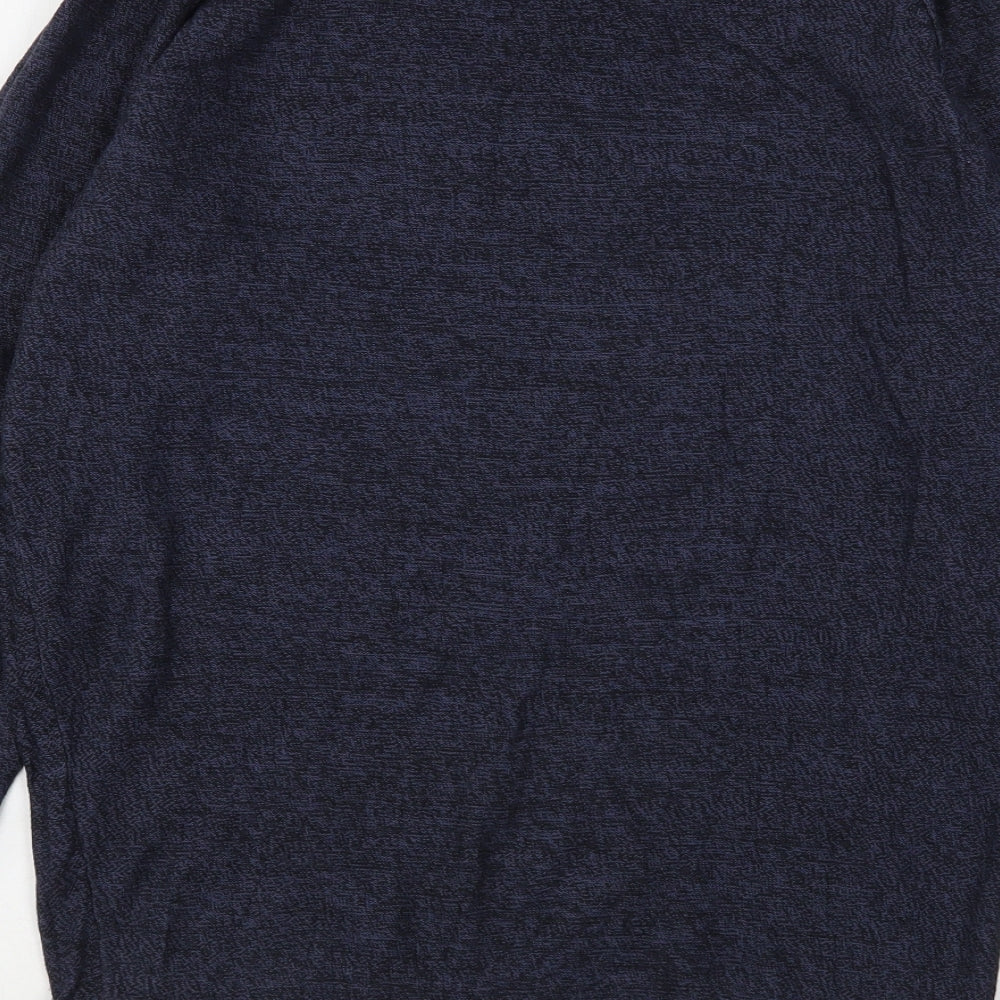 Cedar Wood State Womens Blue  Cotton Pullover Sweatshirt Size M