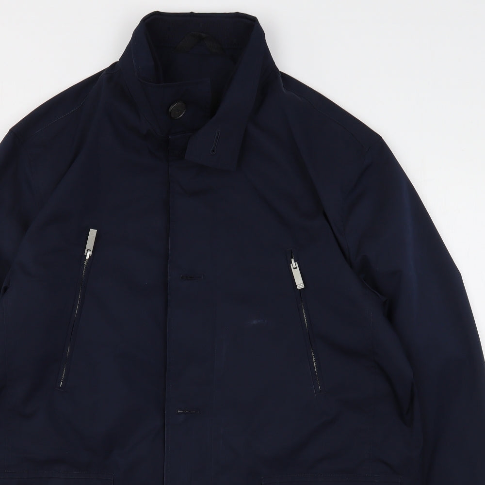 Autograph Womens Blue   Overcoat Coat Size L