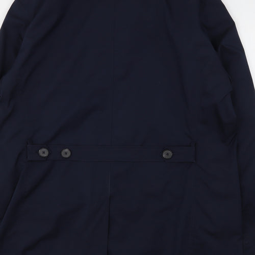Autograph Womens Blue   Overcoat Coat Size L