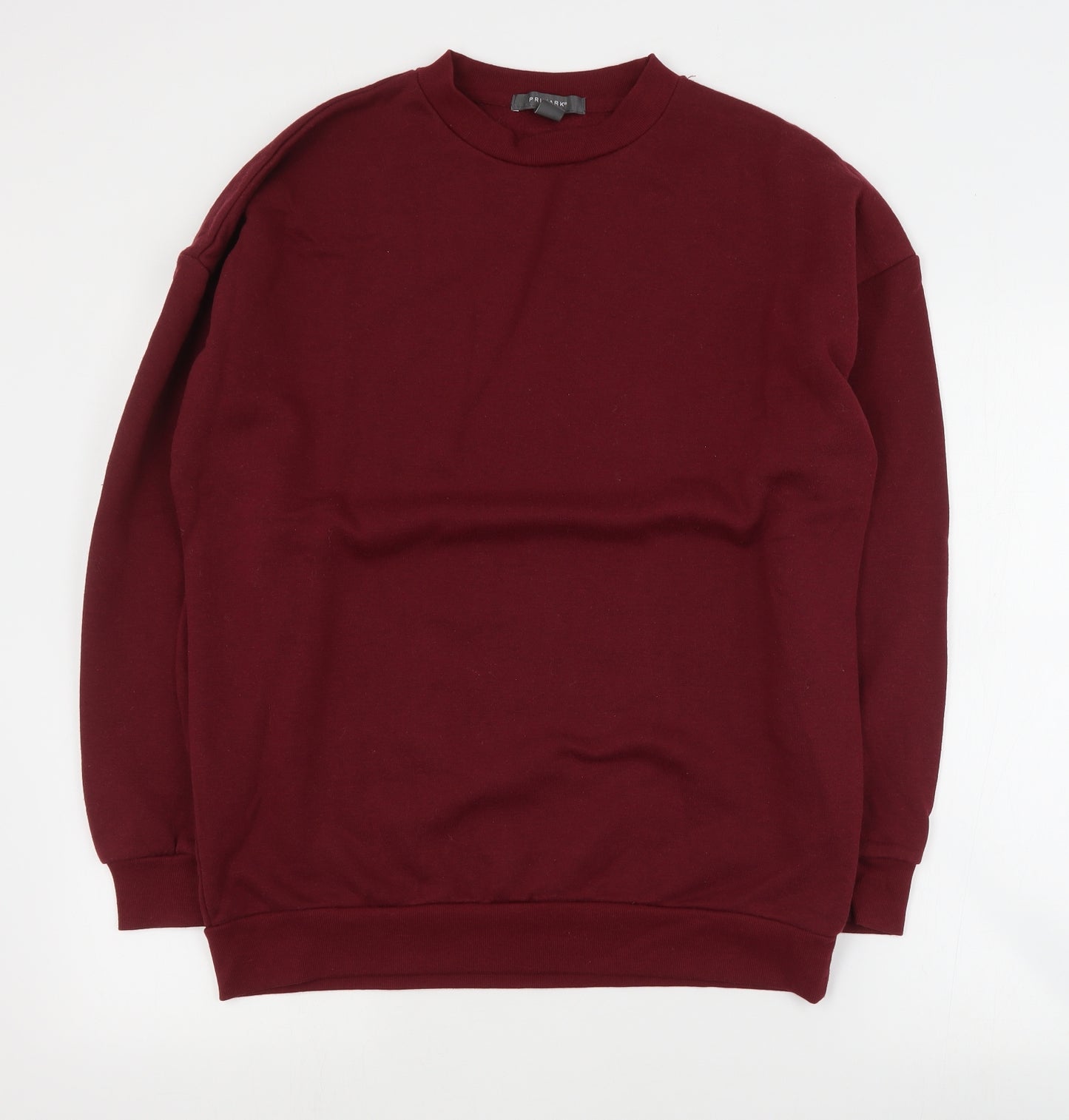 Primark Womens Red  Polyester Pullover Sweatshirt Size 2XS  Pullover